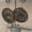 Woven Earrings - brown/green